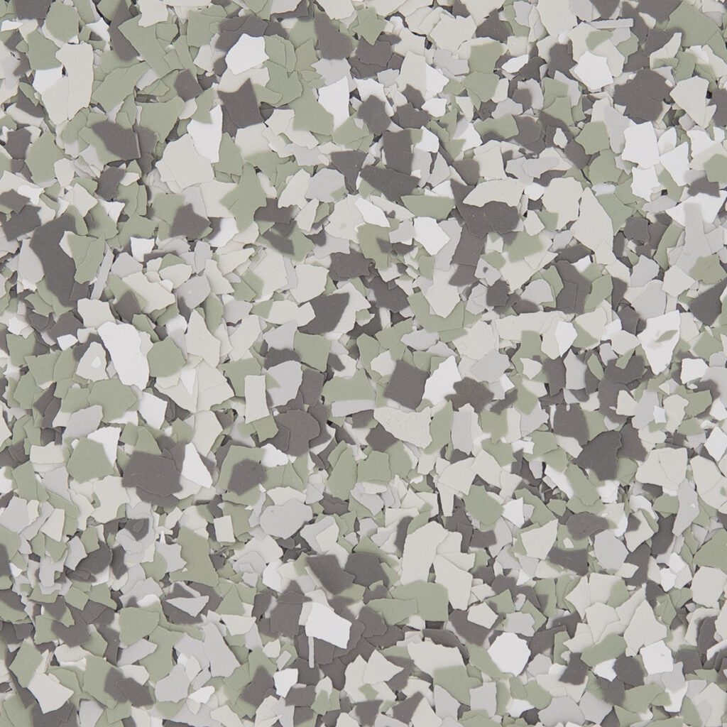 Polyaspartic Floor Coating in Estero, FL in the color Zen Green